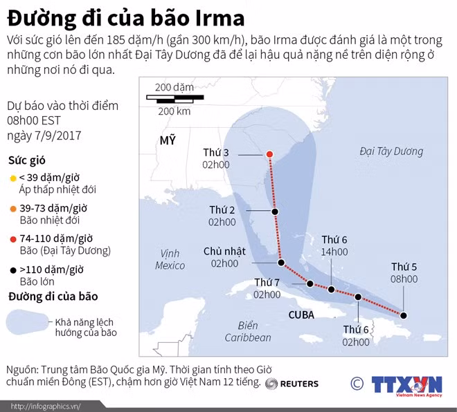 Tràn vào nước Mỹ, bão Irma suy yếu xuống cấp 1 ảnh 12