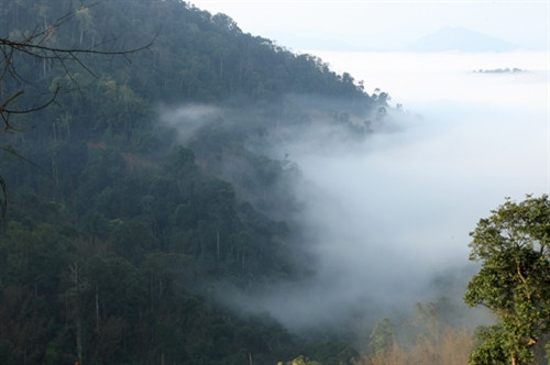 Sương mù, mây che phủ nhìn rất đẹp mắt nhưng làm cho việc thi công gặp nhiều khó khăn và ảnh hưởng đến sức khỏe của bộ đội khi phải nằm ở tuyến hằng năm trên công trường