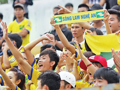 Cổ động viên luôn là một động lực mạnh mẽ của SLNA. Cổ động viên luôn là một động lực mạnh mẽ của SLNA