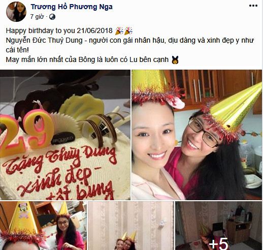 HH Phương Nga vui vẻ cùng tri kỷ đón tuổi mới dù bị phục hồi điều tra ảnh 1