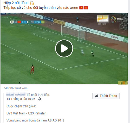 Nhiều kênh phát lậu bóng đá Asiad 2018 tại Việt Nam ảnh 1