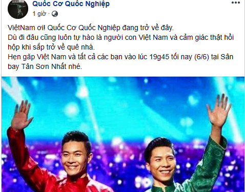 Tối nay, người hâm hộ Việt có thể gặp Cơ - Nghiệp tại Việt Nam ảnh 1