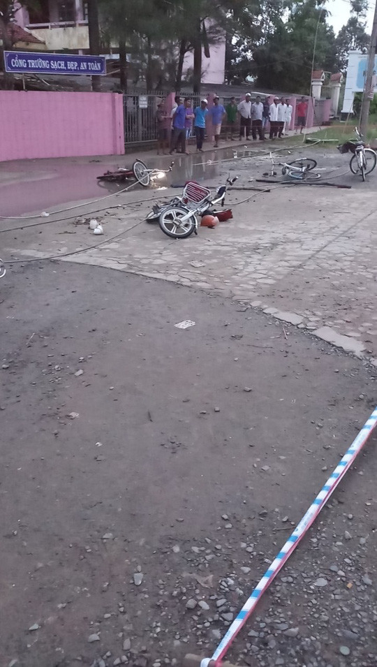 Điện lực nói gì vụ dây điện đứt khiến 6 học sinh thương vong? ảnh 1