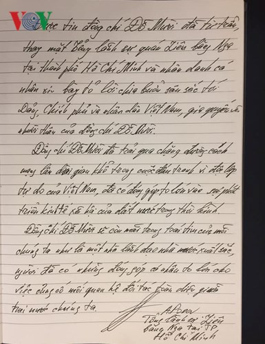 Các đoàn nước ngoài đến viếng nguyên Tổng Bí thư Đỗ Mười ảnh 20
