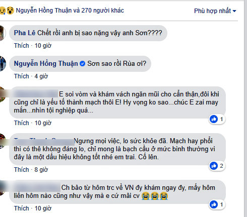 Cao Thái Sơn nhập viện khẩn cấp vì chảy máu mũi không ngừng ảnh 3