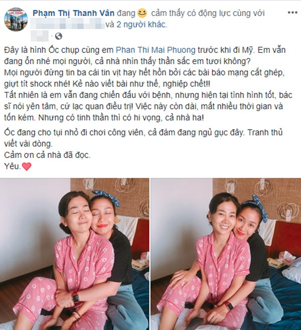 Tin đồn ác ý về Mai Phương khiến Ốc Thanh Vân lên tiếng đáp trả ảnh 2