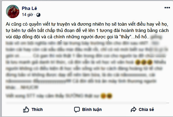 Xoá status 'đá xéo' tình cũ, Pha Lê nói không biết Công Vinh là ai ảnh 2