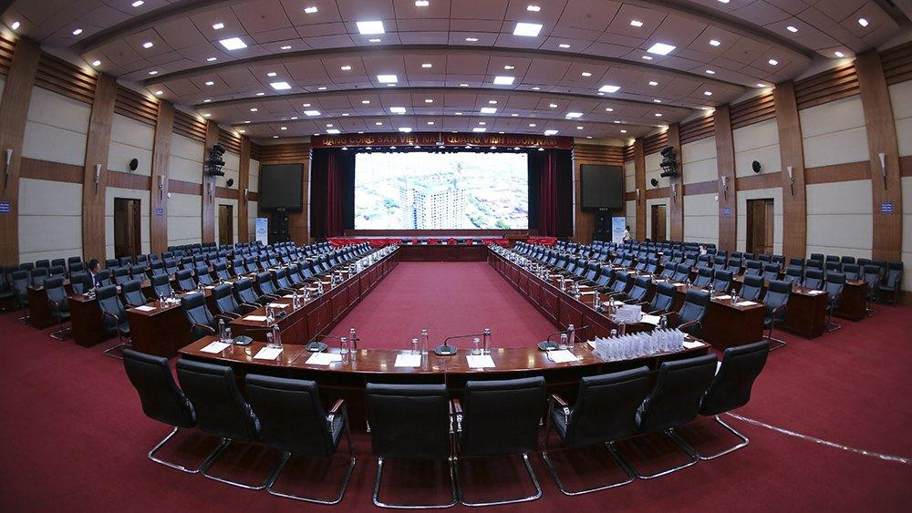 Trung tâm hội nghị thành phố Hải Phòng là nơi diễn ra Hội thảo "Gỡ nút thắt quy hoạch: Hải Phòng đón sóng đầu tư bất động sản”