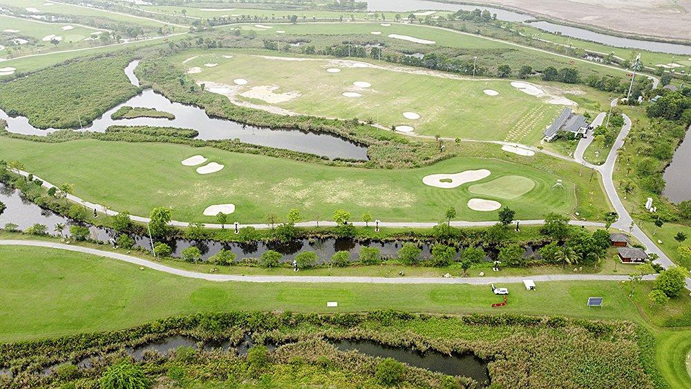 Các golfer tham dự Giải Vô địch Golf Quốc gia 2022 – Cúp VinFast thi đấu trên sân Đầm lầy với chiều dài 7508 yards, par 72