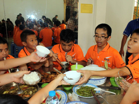 Học kỹ năng tự lập - sẻ chia qua những sinh hoạt đời thường - Ảnh: Như Lịch