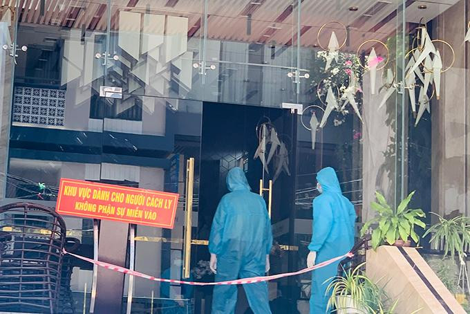 Một khách sạn ở TP. Nha Trang dành cho người cách ly y tế. Ảnh Xuân Thành/Báo Khánh Hoà.