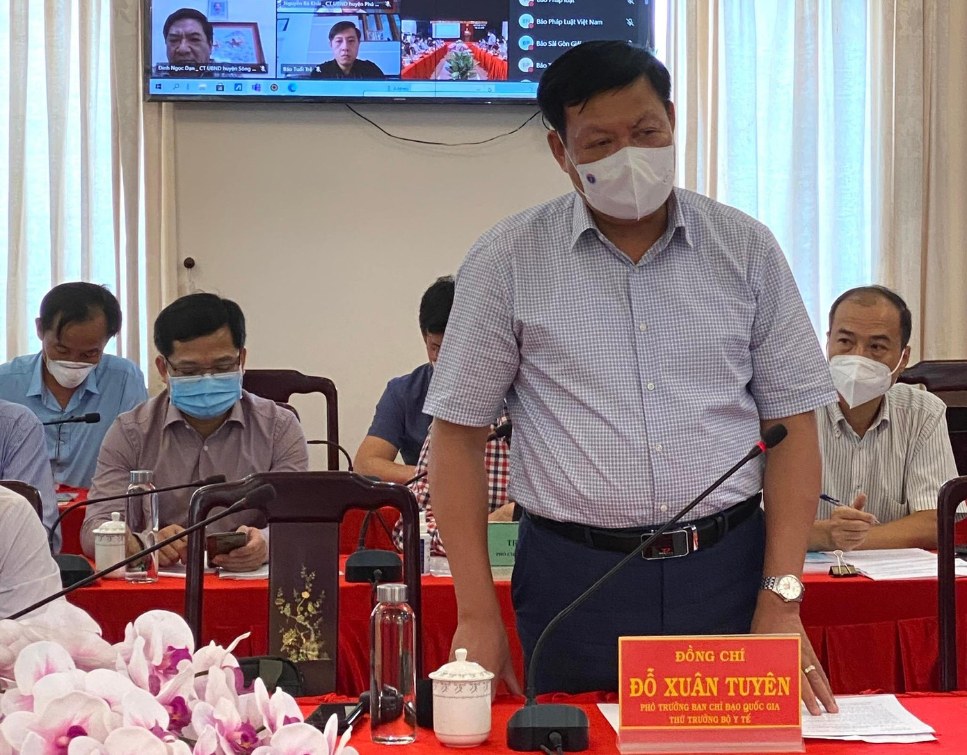 Thứ trưởng Đỗ Xuân Tuyên phát biểu tại cuộc họp với UBND tỉnh Phú Yên. Ảnh L.H Thứ trưởng Đỗ Xuân Tuyên phát biểu tại cuộc họp với UBND tỉnh Phú Yên. Ảnh L.H