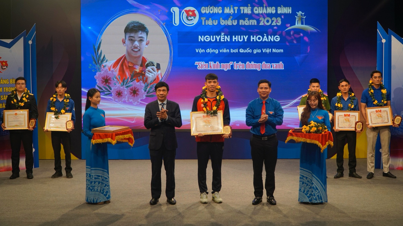 Nguyễn Huy Hoàng, VĐV bơi lội quốc gia được vinh danh trong dịp này