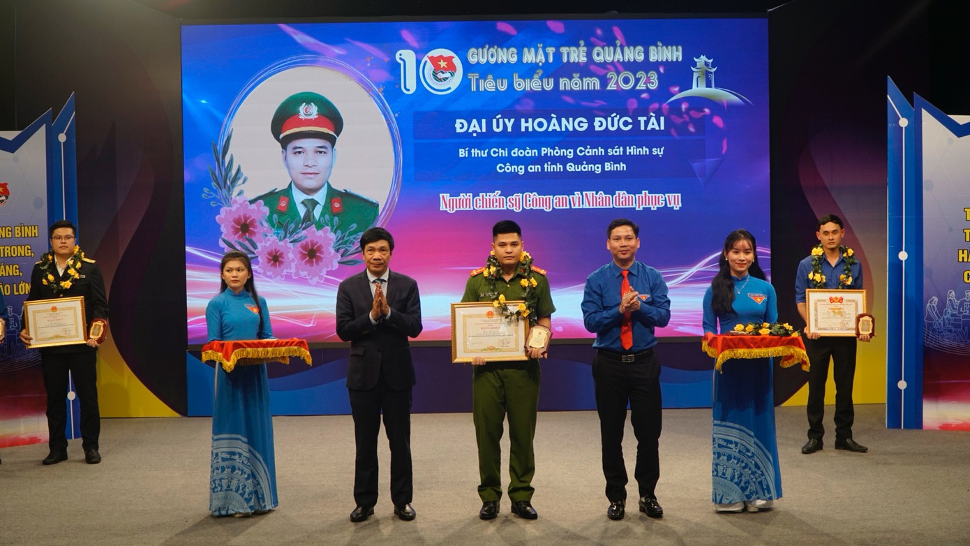 Lỉnh vực an ninh quốc phòng cũng góp mặt một gương mặt trẻ tiêu biểu