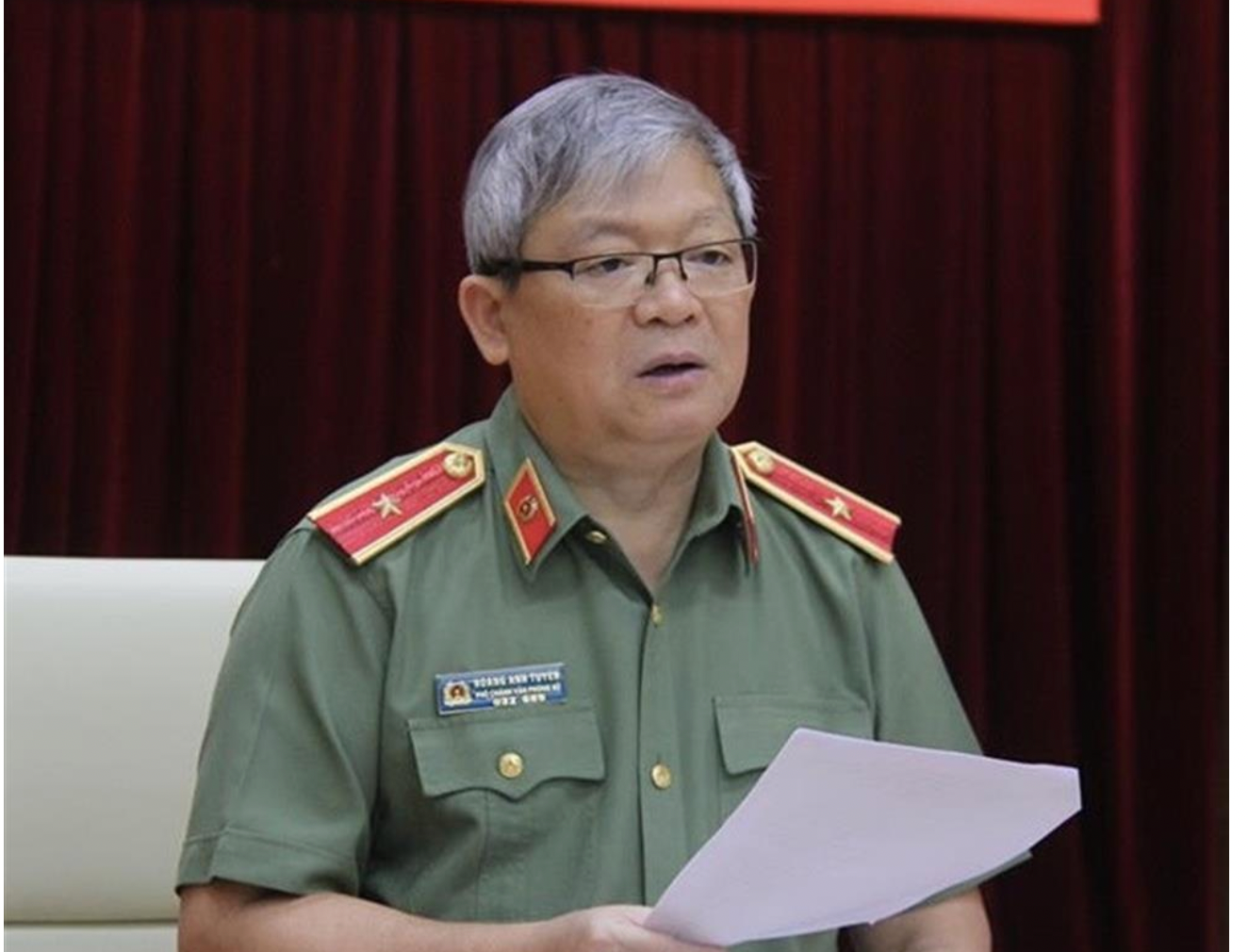 Thiếu tướng Hoàng Anh Tuyên, Thiếu tướng Hoàng Anh Tuyên,