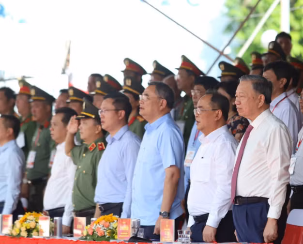 Chủ tịch nước Tô Lâm tại lễ ra mắt. Ảnh: CAND.