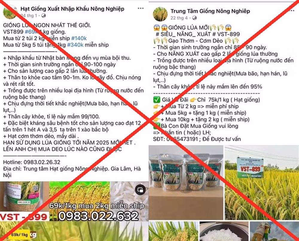 Một số bài đăng quảng cáo của các đối tượng trên mạng xã hội facebook. Một số bài đăng quảng cáo của các đối tượng trên mạng xã hội facebook.