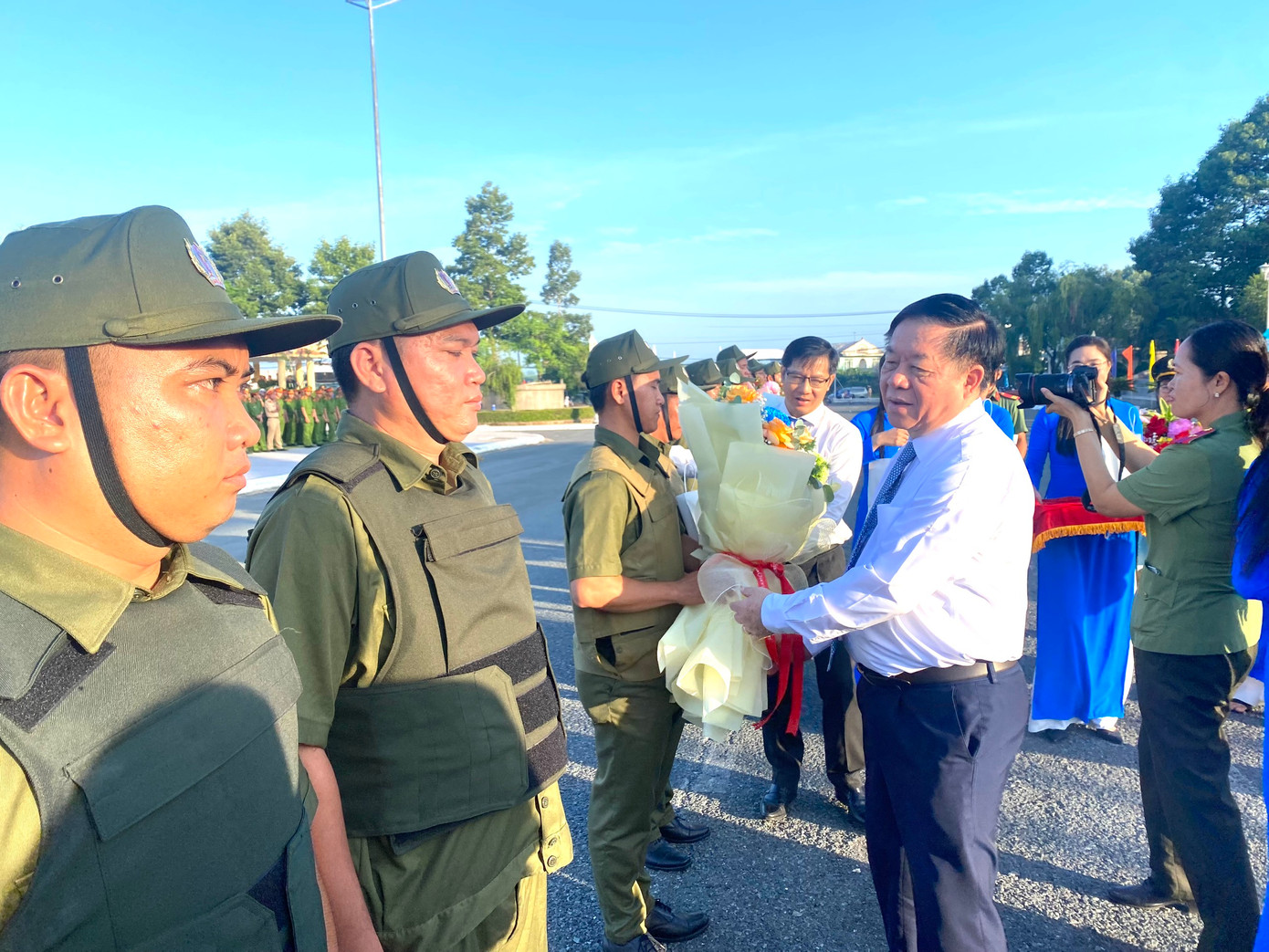 Hình ảnh lễ ra mắt tại Tây Ninh.