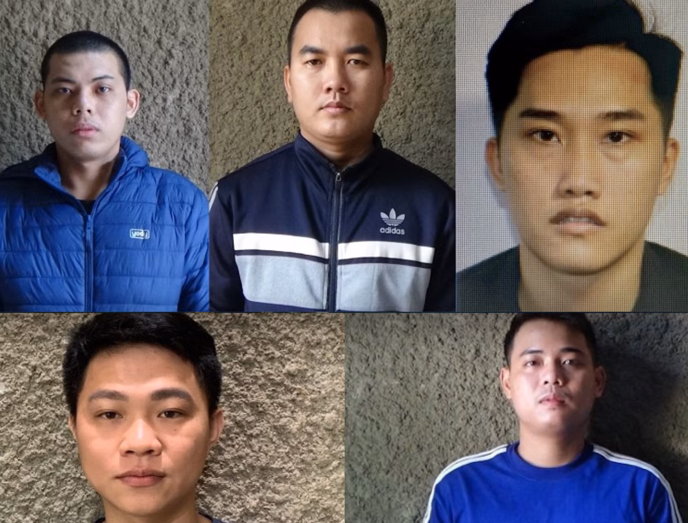 Một số bị can trong vụ án.