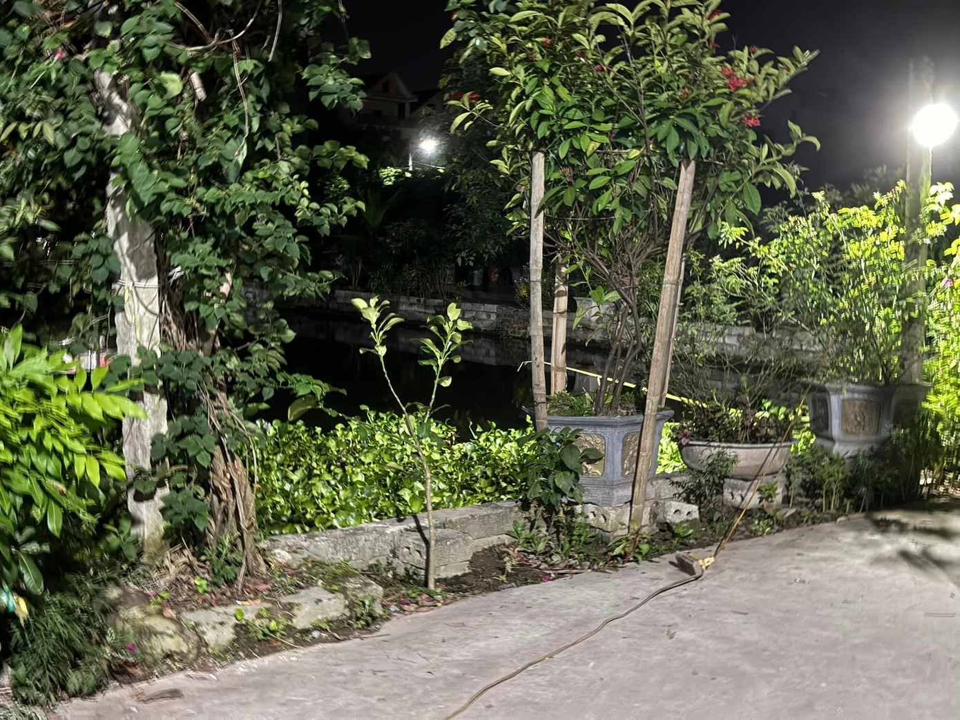 Khu vực xảy ra vụ đuối nước.