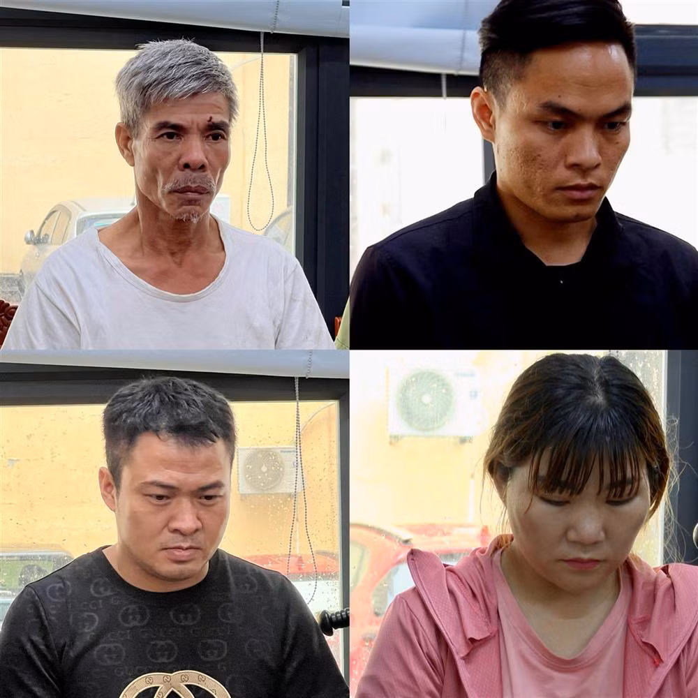 Các bị can trong vụ án. Ảnh: C.A. Các bị can trong vụ án. Ảnh: C.A.
