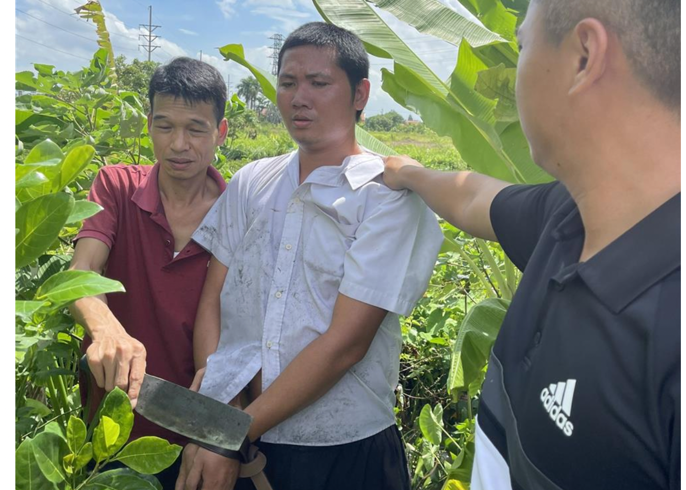 Đối tượng Bùi Như Thắng bị bắt giữ.