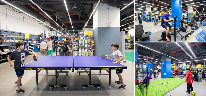 Không gian cửa hàng khổng lồ 5.000m2 của Decathlon (Vincom Royal City, Hà Nội) đem đến trải nghiệm độc đáo cho khách hàng Không gian cửa hàng khổng lồ 5.000m2 của Decathlon (Vincom Royal City, Hà Nội) đem đến trải nghiệm độc đáo cho khách hàng