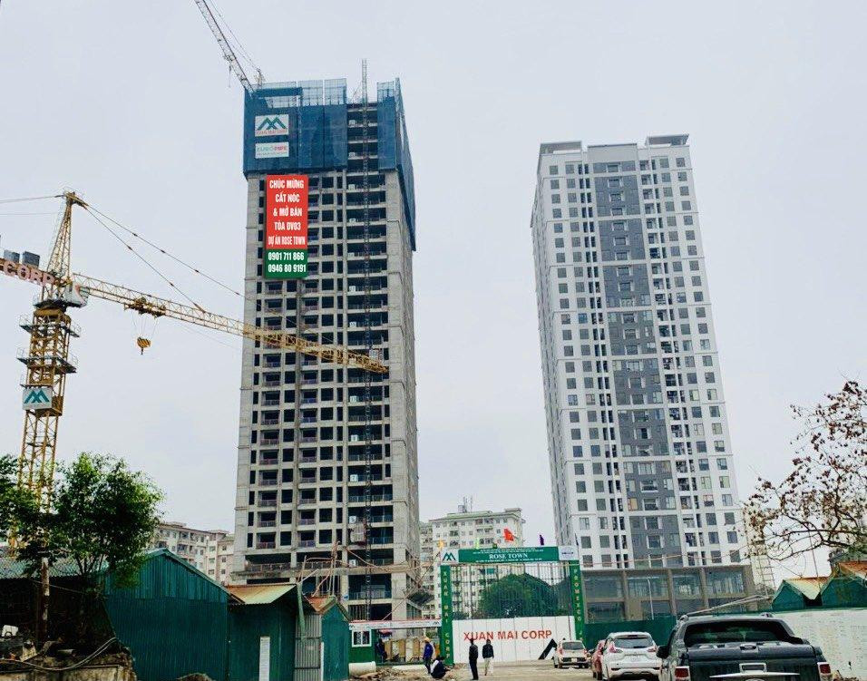 Tòa căn hộ DV03 đã cất nóc và sẽ chính thức được mở bán vào ngày 04/04