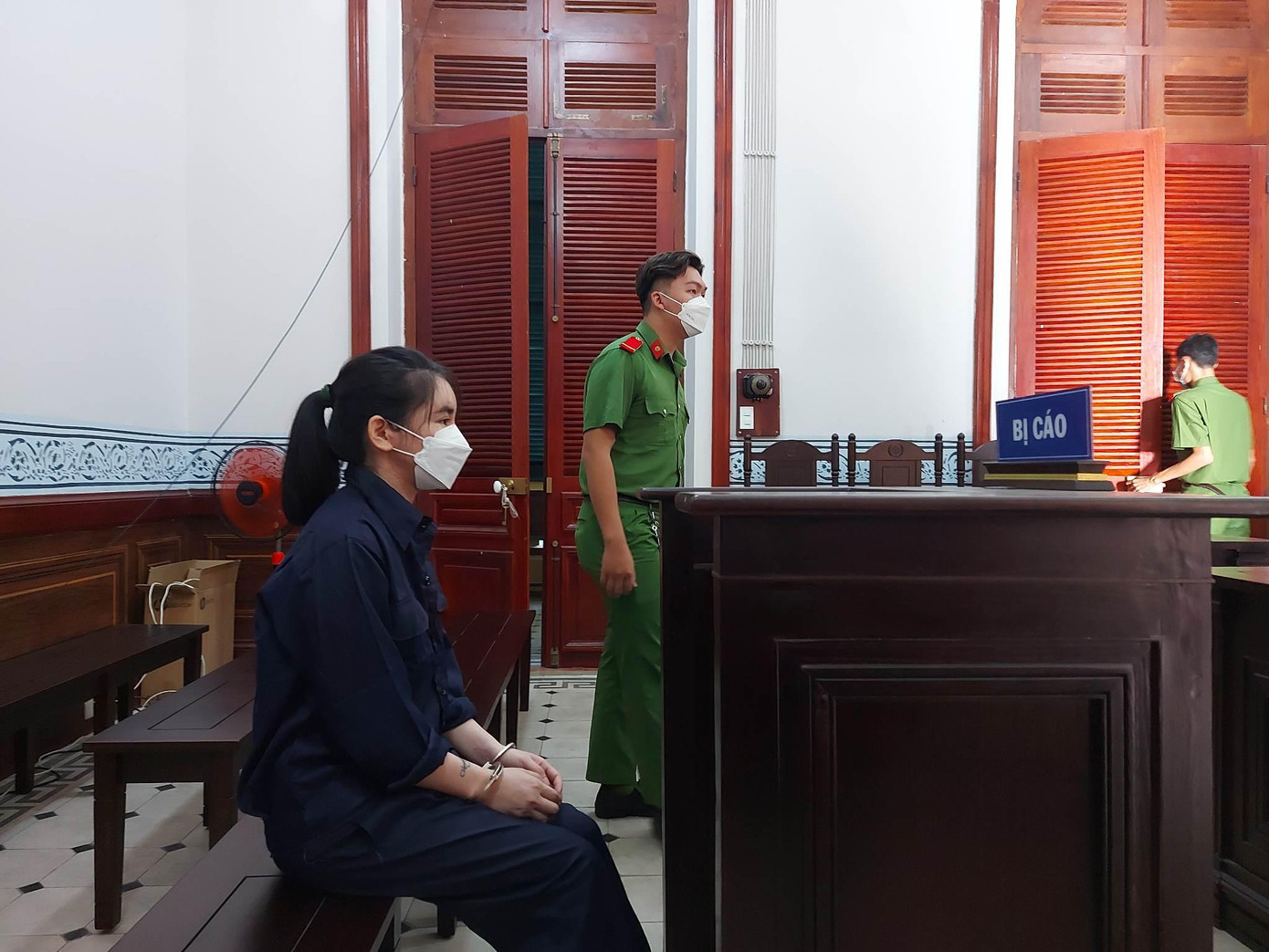 Lã Thị Anh vừa bị tòa tuyên phạt 7 năm tù.