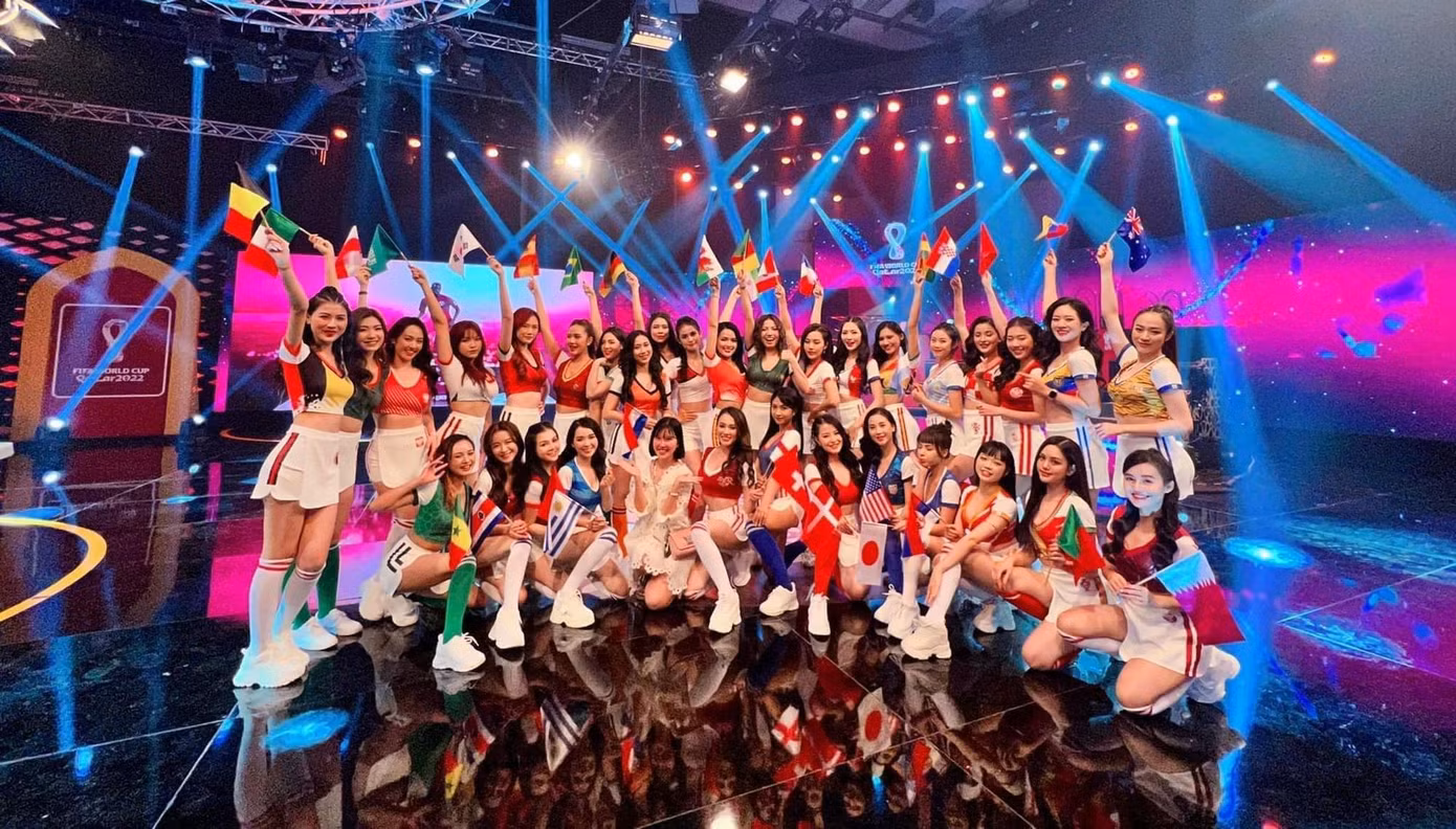 Dàn hot girl tham gia chương trình Nóng cùng World Cup 2022.