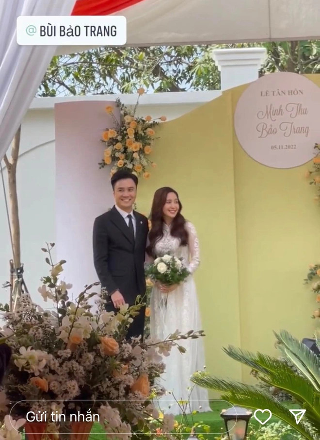 Hình ảnh đám cưới Jang Mi được bạn bè chia sẻ. Ảnh: Phương Anh Đào, Ngọc Thanh Tâm.