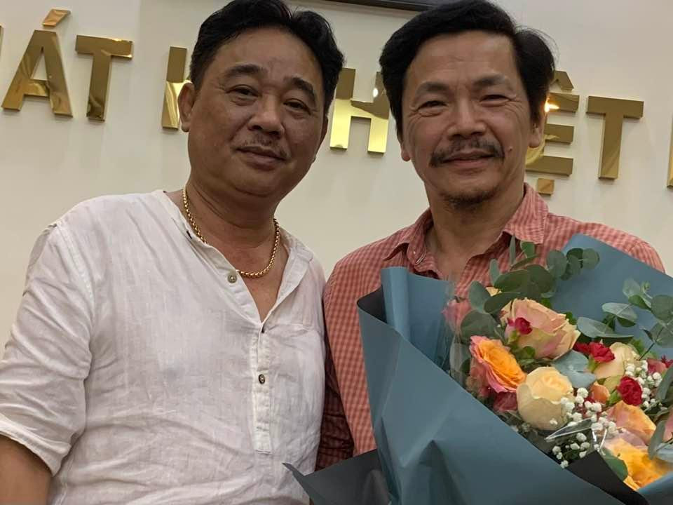 NSND Trung Anh và NSƯT Quốc Khánh. Ảnh: FBNV.