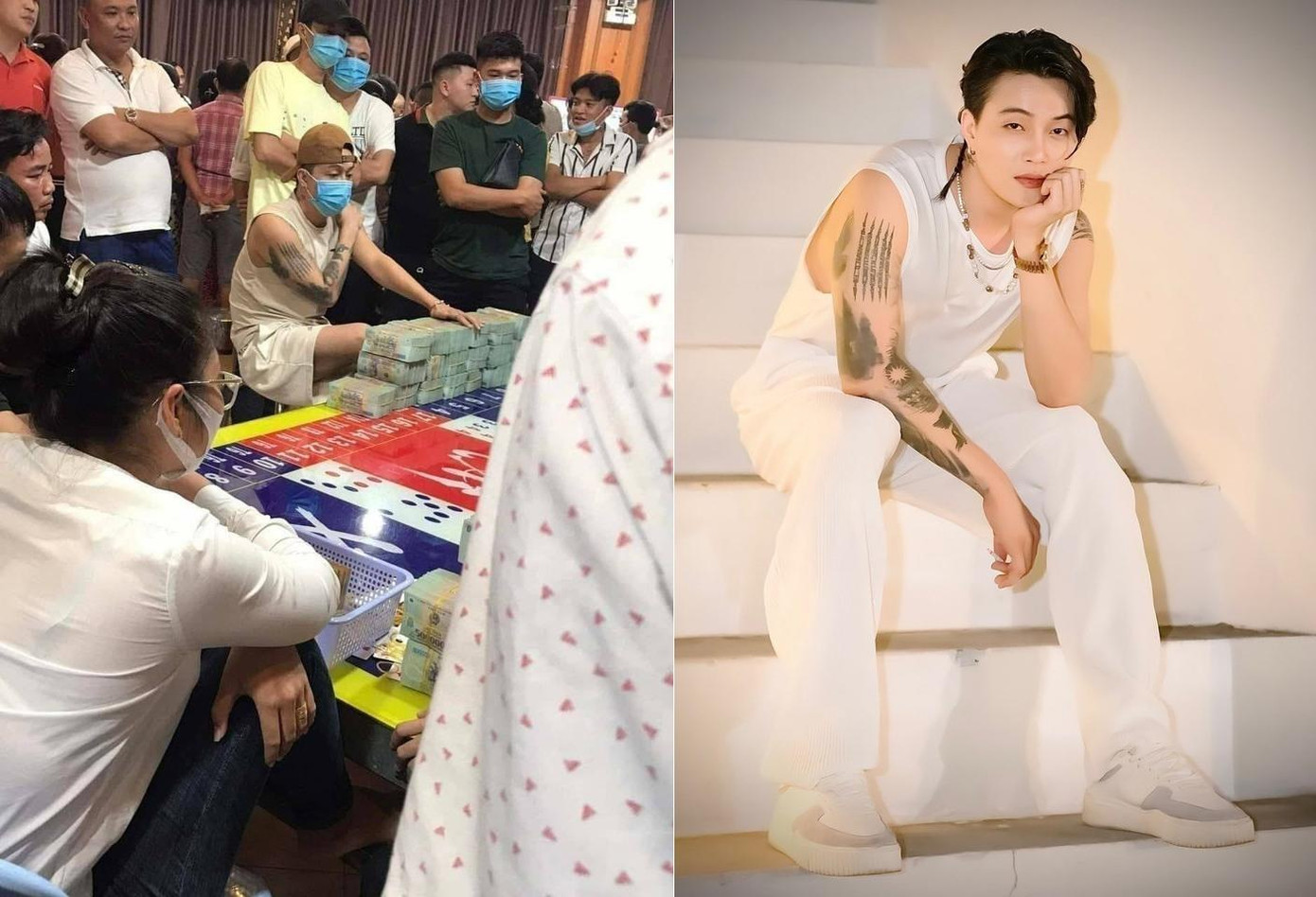 Hình ảnh được cho là TiTi tại sòng bài ở Campuchia.