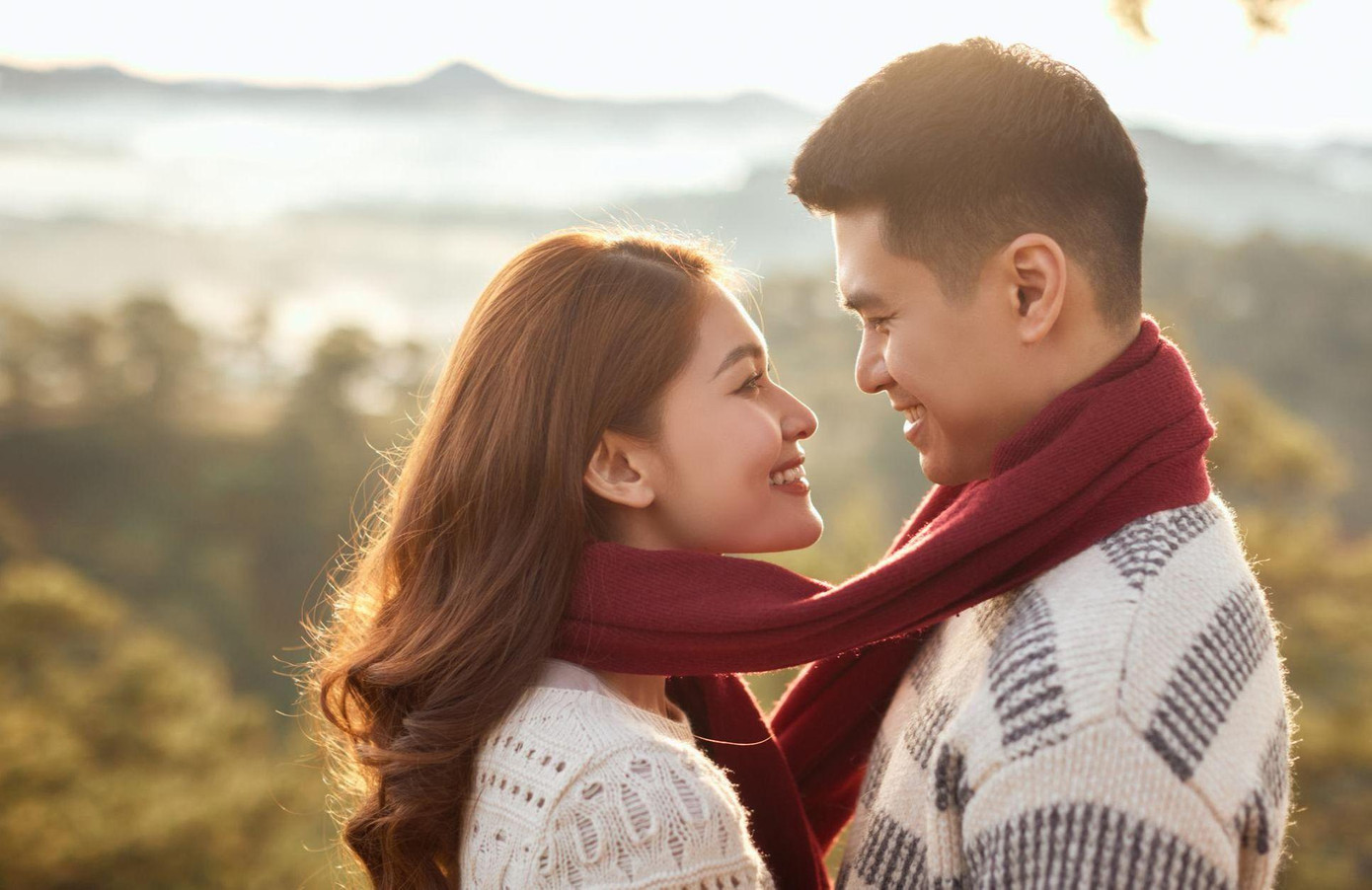 Bộ ảnh cưới phong cách đời thường tại Đà Lạt của Á hậu Thùy Dung.