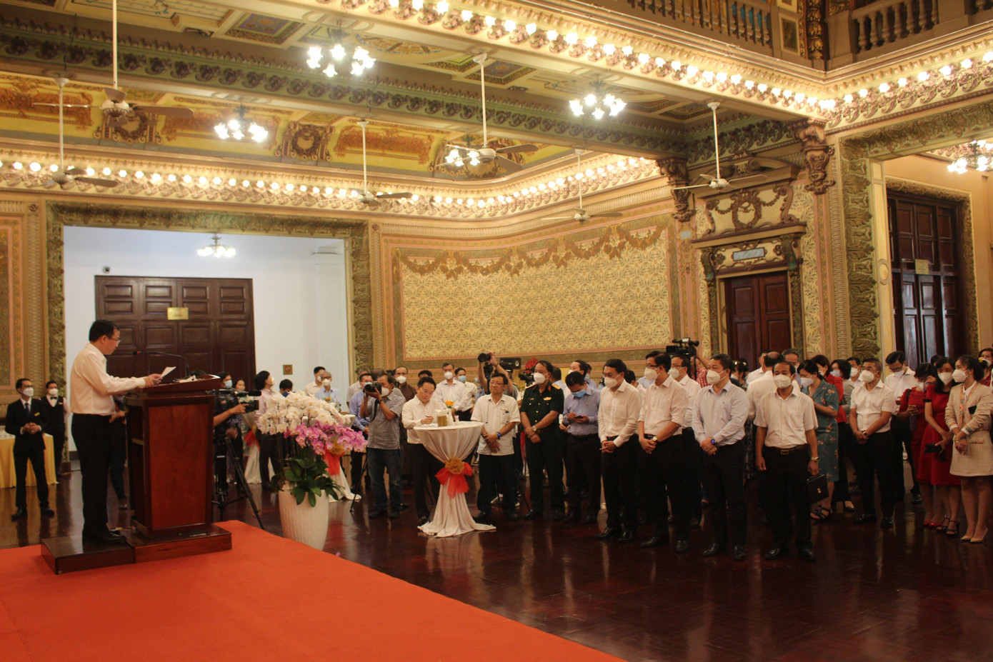 UBND TPHCM họp mặt lãnh đạo, phóng viên các cơ quan báo chí đầu Xuân Nhâm Dần chiều 7/2.