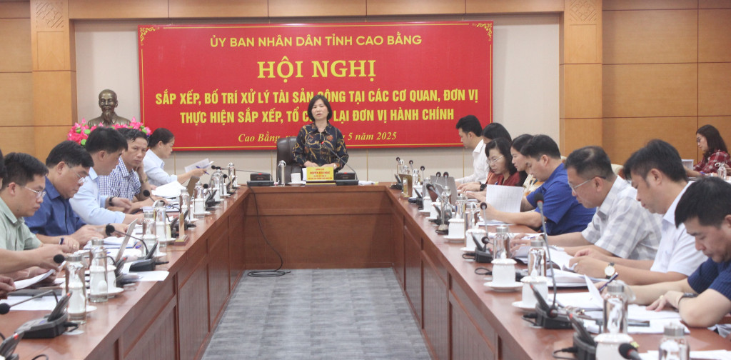 Quang cảnh hội nghị. Ảnh: Báo Cao Bằng. Quang cảnh hội nghị. Ảnh: Báo Cao Bằng.