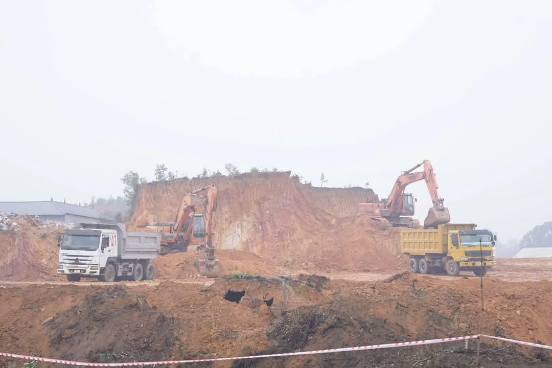 Công tác triển khai đầu tư xây dựng đang được triển khai đồng bộ.