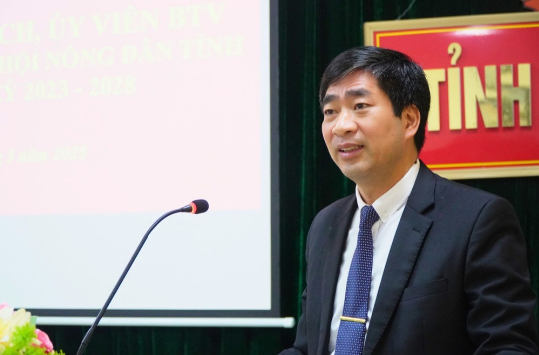 Ông Nguyễn Đình Điệp, Chủ tịch Hội Nông dân tỉnh Bắc Kạn phát biểu nhận nhiệm vụ. Ảnh: Báo Bắc Kạn. Ông Nguyễn Đình Điệp, Chủ tịch Hội Nông dân tỉnh Bắc Kạn phát biểu nhận nhiệm vụ. Ảnh: Báo Bắc Kạn.