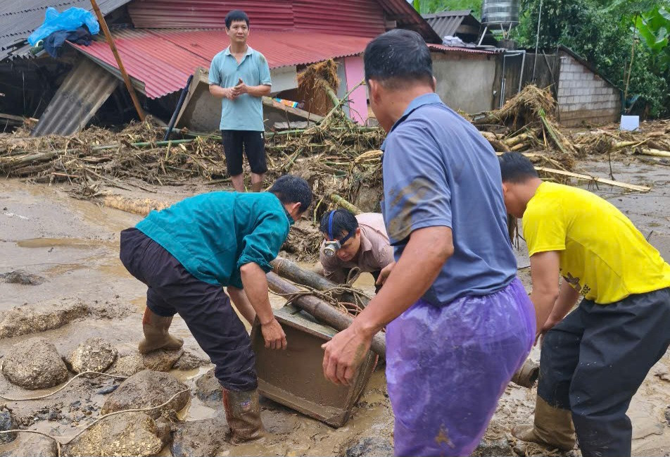 Trận mưa lớn trên địa bàn xã Đồng Phúc, huyện Ba Bể khiến 2 người chết.