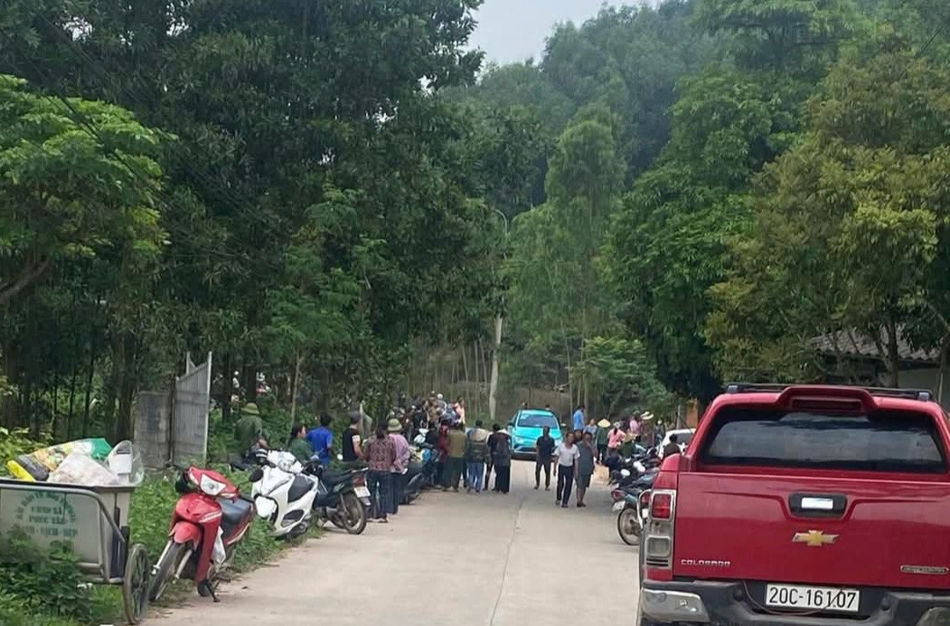 Vụ nổ xảy ra sáng 5/5 tại xóm 8 xã Phúc Tân, TP Phổ Yên, Thái Nguyên.