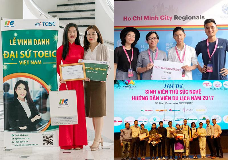Sinh viên Du lịch DTU luôn giành nhiều giải thưởng và danh hiệu trong quá trình học tập