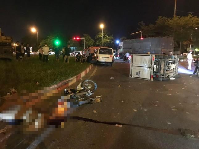 Hiện trường vụ tai nạn.