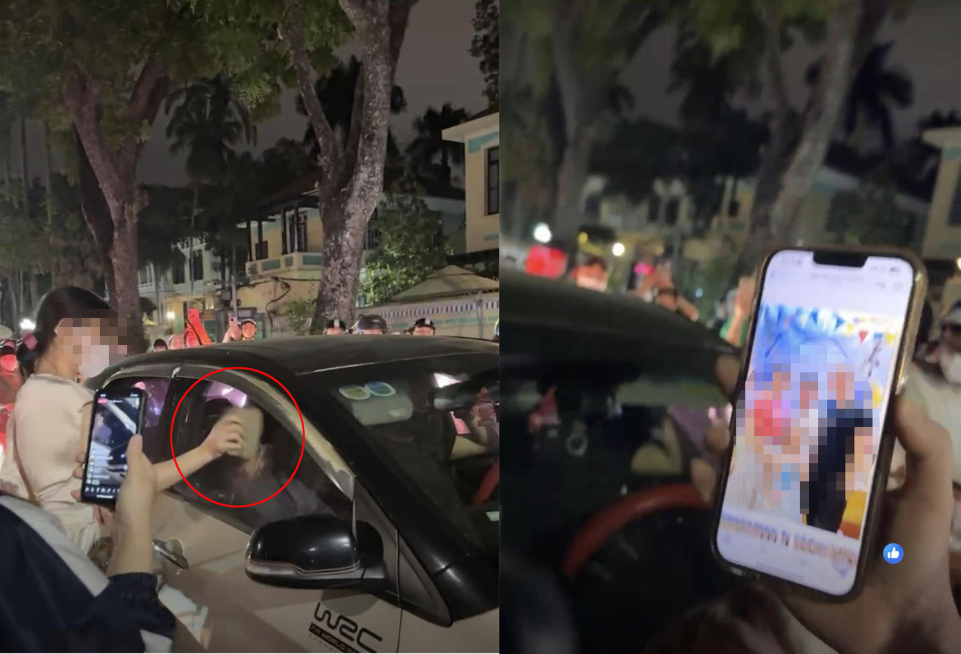 Hình ảnh được người dân chia sẻ trên mạng xã hội.