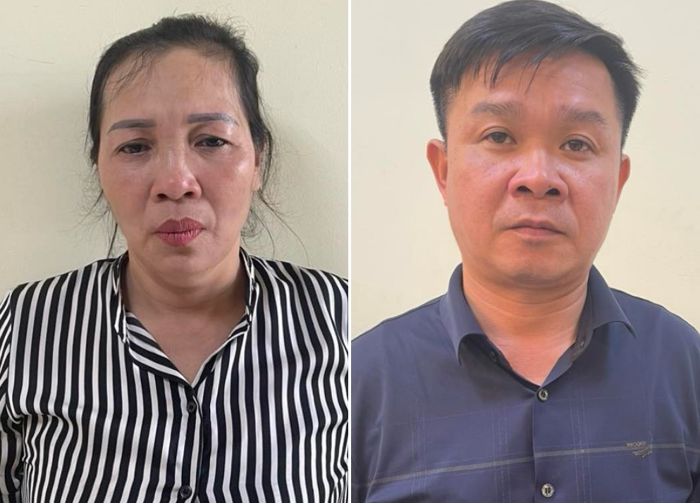 Hai đối tượng bị khởi tố.