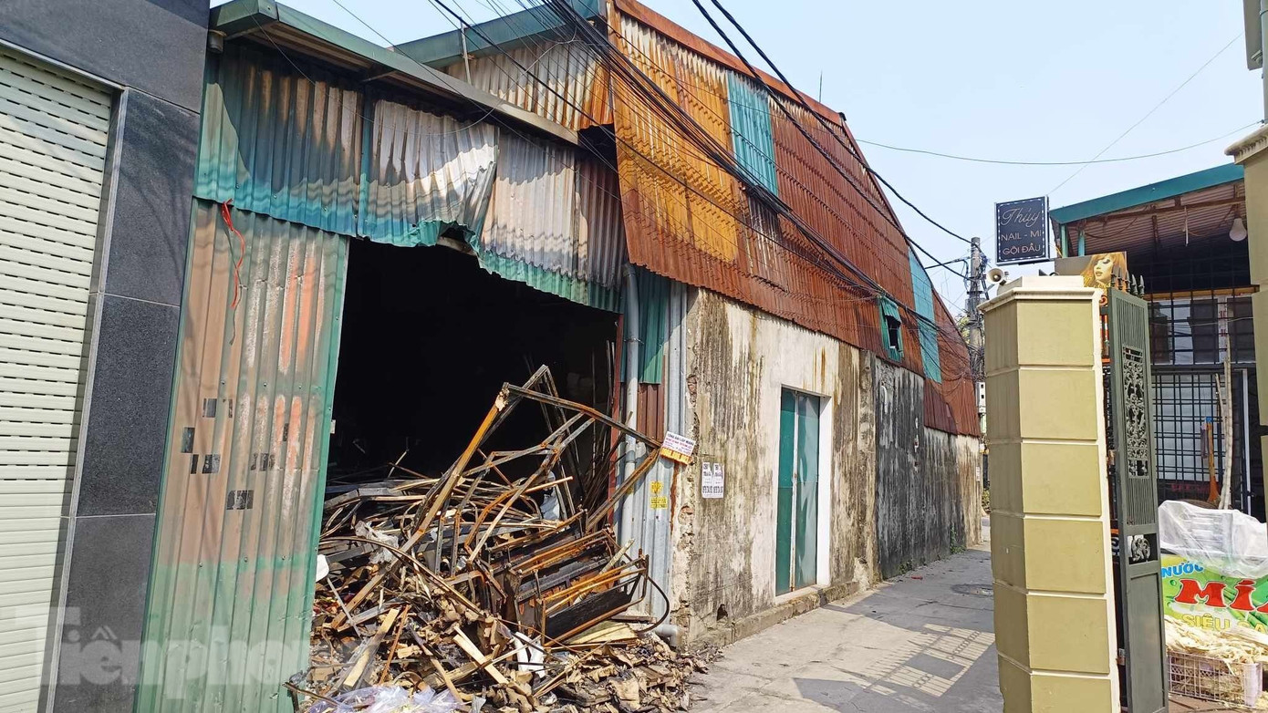 Hiện trường vụ cháy.