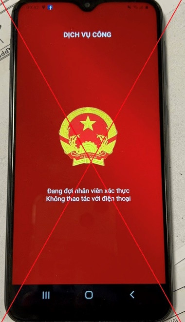 Người dân cảnh giác không cài đặt phần mềm dịch vụ công giả mạo.