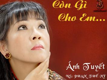 Bìa đĩa album sắp phát hành của Ánh Tuyết