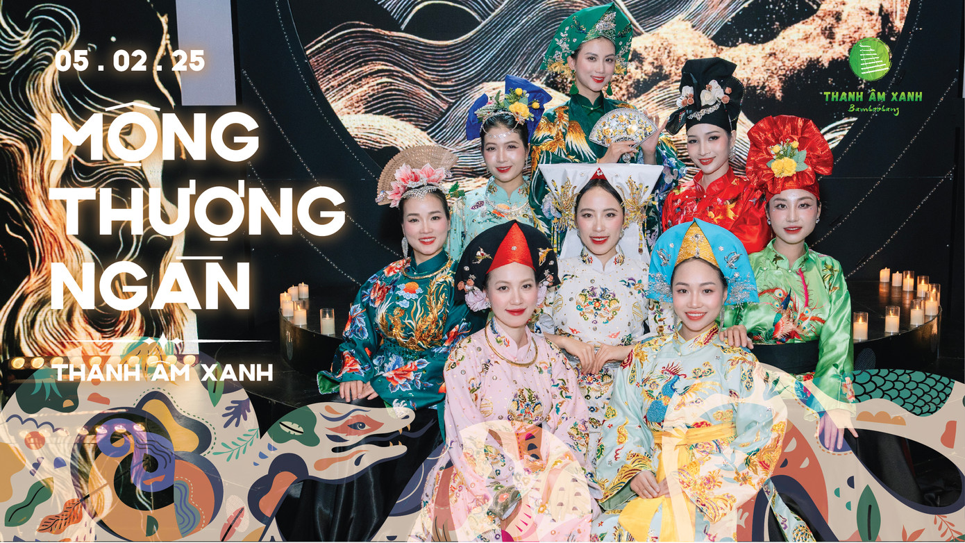 MV Mộng Thượng Ngàn của nhóm Thanh Âm Xanh với sự tham gia của tám nữ nghệ sĩ.