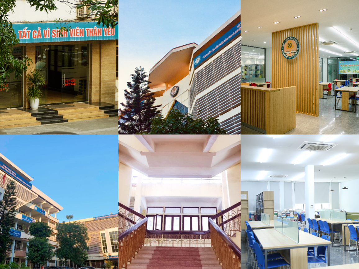 Cơ sở chính – Số 58 Lê Văn Hiến, phường Đức Thắng, quận Bắc Từ Liêm, Hà Nội. Cơ sở chính – Số 58 Lê Văn Hiến, phường Đức Thắng, quận Bắc Từ Liêm, Hà Nội.