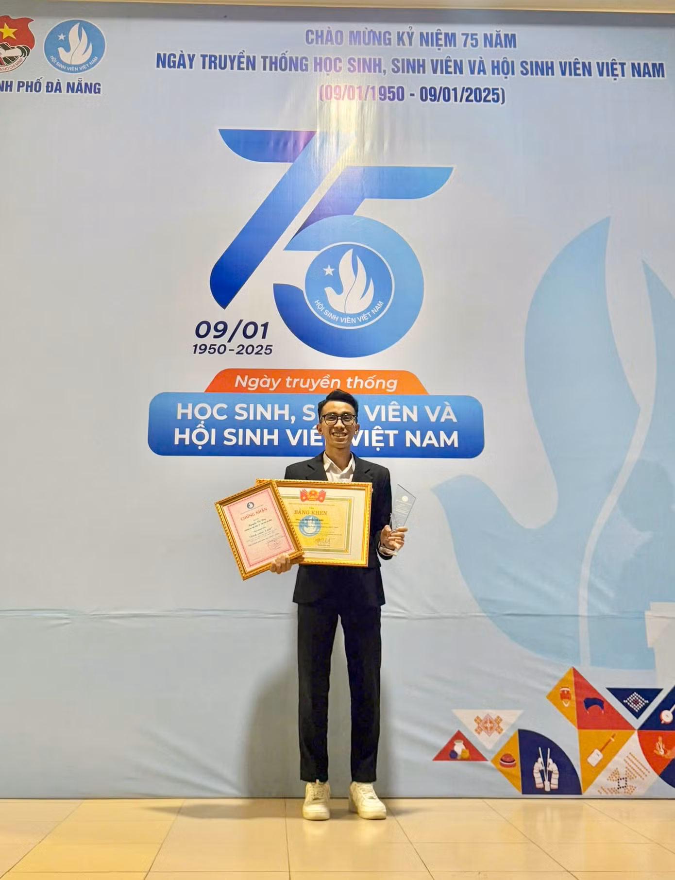 Duy đạt danh hiệu Sinh viên 5 tốt cấp Trung ương năm học 2023-2024.